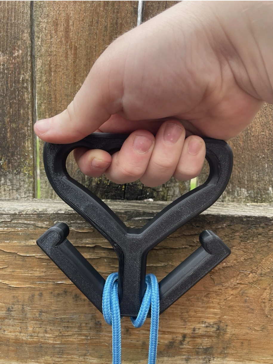 Bag Carrier Hook – Heavy-Duty, Eco-Friendly, 100% USA Made Handle for Grocery, Shopping Bags, Paint Cans, Hanger, and More!
